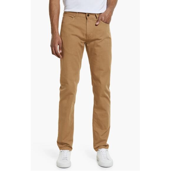 Billy Reid Other - Billy Reid Cotton & Linen Blend Straight Leg Pants in Dark Tan Men's Size 31